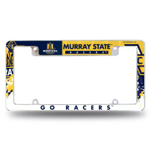 Rico Industries NCAA Murray State Racers 12" x 6" Chrome Auto Nummerplaat Frame