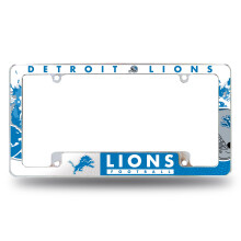 Rico Industries NFL Detroit Lions 12" x 6" Chrome Auto Kentekenplaat Frame