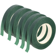 Fita floral verde para arranjos DIY (5 rolos)