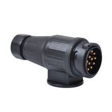 Adaptador de plástico para tomada de reboque DSH12V de 13 pinos
