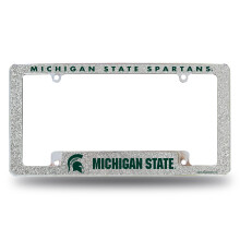 Rico Industries NCAA Michigan State Spartans Chrome Bling Kentekenplaat Frame 12' x 6'