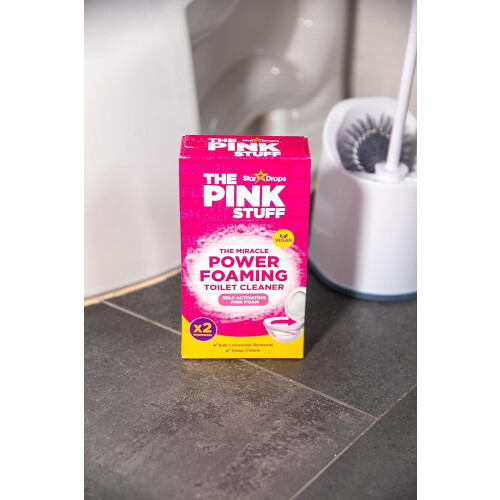 Καθαριστικό τουαλέτας με αφρό Pink Stuff2treatments 2