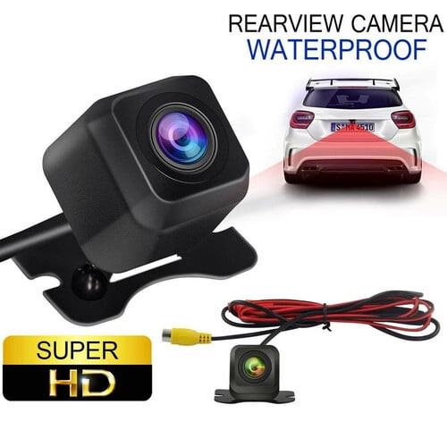 Cámara de visión trasera para coche HD con visión nocturna, gran angular de 170, IP68