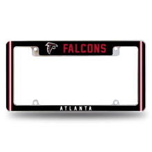 Rico Industries NFL Atlanta Falcons Alternatieve 12" x 6" Chrome Auto Nummerplaat Frame
