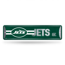 Rico Industries NFL New York Jets Metaal Straatnaambord 4" x 15" Huishouddecoratie