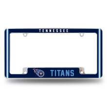 Rico Industries NFL Tennessee Titans Alternatieve 12" x 6" Chrome Autokentekenplaat Frame