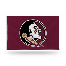 Rico Industries NCAA Single Sided Banner Flag with Grommets Florida State Seminoles Team Color One Size