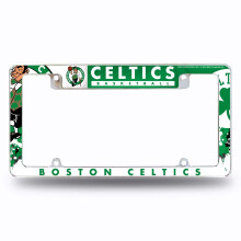 Rico Industries NBA Boston Celtics 12" x 6" Chrome Auto Kentekenplaathouder voor Auto/Vrachtwagen/SUV