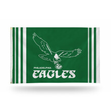 NFL Rico Industries Philadelphia Eagles Retro 3' x 5' Banner Flag - Indoor oder Outdoor - Wohnkultur