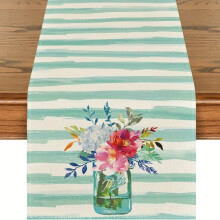 Table Runner Mint Green 13x71 Inch