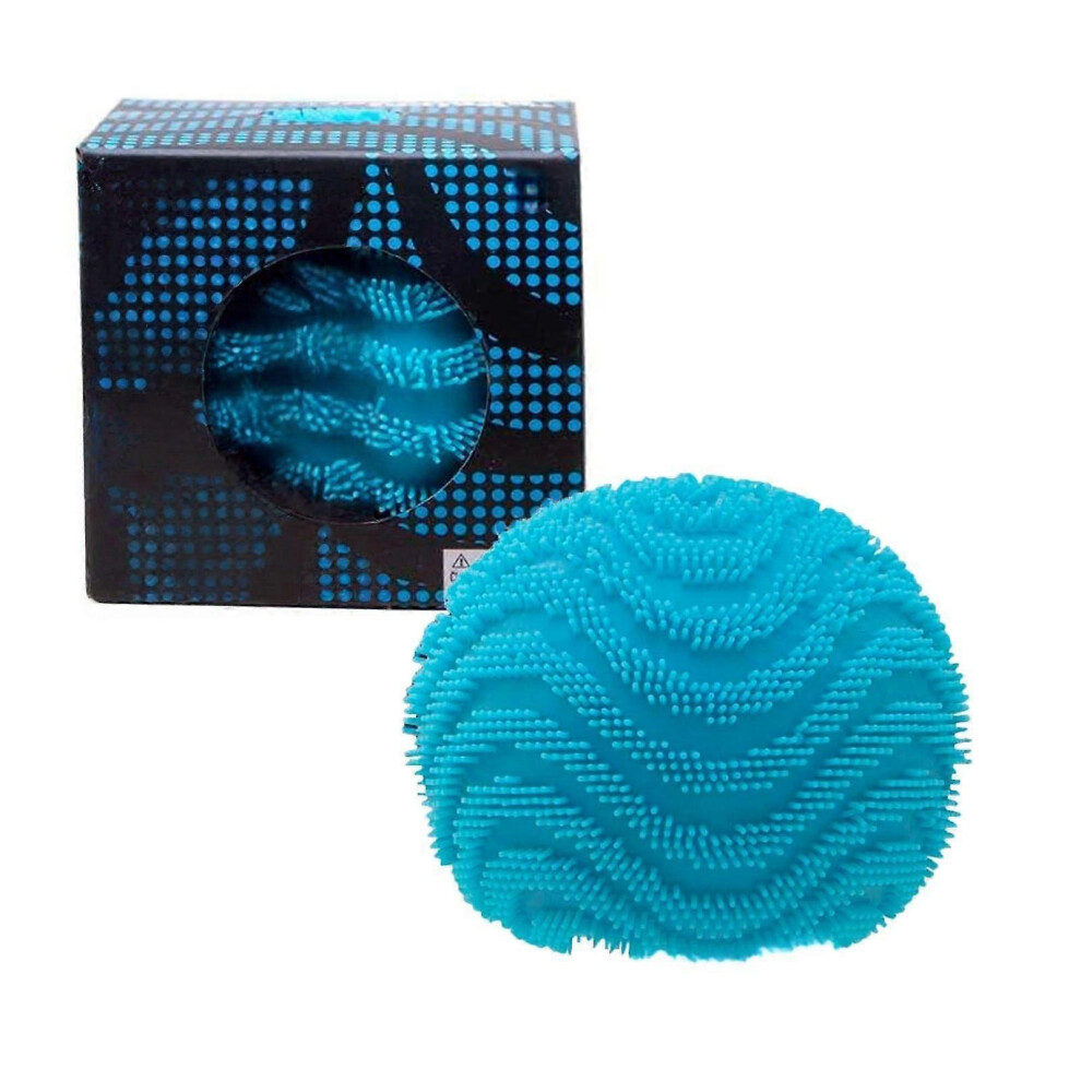 Fuzz Squishy Stress Ball, Colorful Textured Fidget Toy For Anxiety Relief, Soft Sensory Squeeze Ball For Adults & Kids, Tactile Stress 9172985327715
