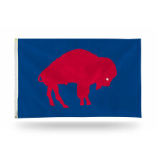 NFL Rico Industries Buffalo Bills Blue 3' x 5' Banner Flag 3' x 5' Banner Flag Single Sided - Indoor or Outdoor - Home Décor