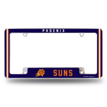 Rico Industries NBA Phoenix Suns 12" x 6" Chrome Auto Nummerplaat Frame