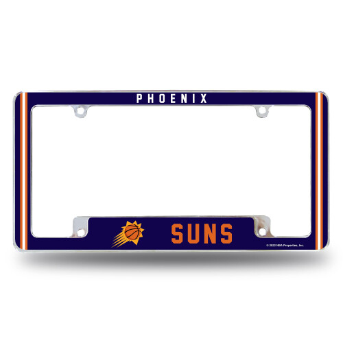 Rico Industries NBA Phoenix Suns 12" x 6" Chrome Auto Nummerplaat Frame