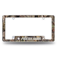 Rico Industries NBA Phoenix Suns Mossy Oak 30 cm x 15 cm Chrome Autolabel Frame
