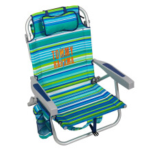 Tommy Bahama 5-positie Strandstoel (Groene Strepen)