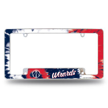 Rico Industries NBA Washington Wizards Tie Dye 12" x 6" Chrome Autolijst Frame