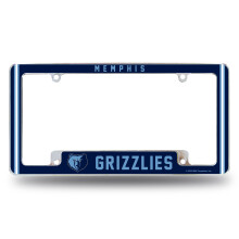 Rico Industries NBA Memphis Grizzlies 12" x 6" Chrome Auto Kentekenplaat Frame