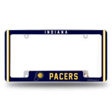 Rico Industries NBA Indiana Pacers Classic 12" x 6" Chrome Auto Kentekenplaat Frame