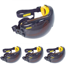 DEWALT - DPG82-21D DPG82-21 Lunettes de sécurité Concealer - Verre anti-buée fumé (1 paire), Multi, Taille unique