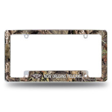Rico Industries NBA New Orleans Pelicans Mossy Oak 12" x 6" Chrome Autolabel Frame