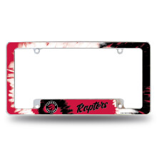Rico Industries NBA Toronto Raptors Tie Dye 12" x 6" Chrome Auto Kentekenplaat Houder