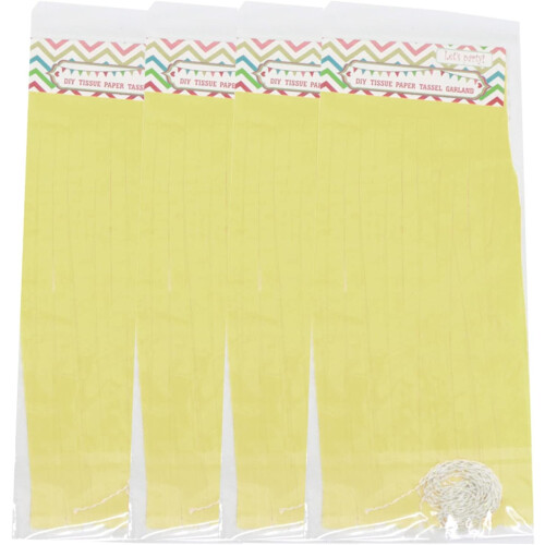 Silkepapirdusker Girlander Sitrongul 20 stk 1