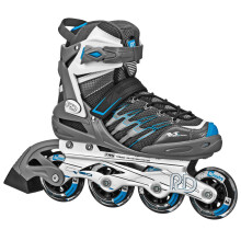 Roller Derby AERIO Q-60 Damen Inlineskates, Grau/Weiß/Blau, Größe 7