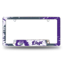 Rico Industries NBA Sacramento Kings Tie Dye 12" x 6" Chrome Auto Nummerplaat Frame