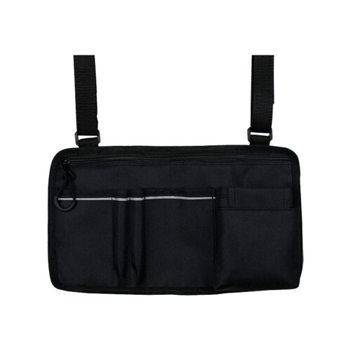 Home Textile Storage Bag for Wheelchair Armrest Black
