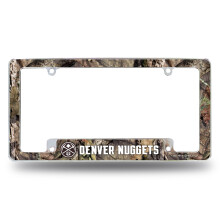 Rico Industries NBA Denver Nuggets Mossy Oak 12" x 6" Chrome Kentekenplaatslijst voor Auto