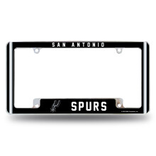 Rico Industries NBA San Antonio Spurs Classic 12" x 6" Chrome Auto Kentekenplaat Frame