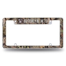 Rico Industries NBA Brooklyn Nets 12" x 6" Chrome Auto Kentekenplaat Frame