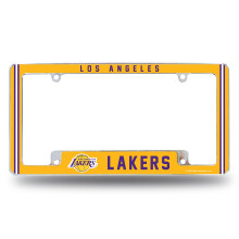 Rico Industries NBA Los Angeles Lakers 12" x 6" Chrome Auto Nummerplaat Frame