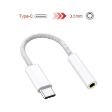 USB-C to 3.5mm audio adapter cable for iPhone 15 Pro Max
