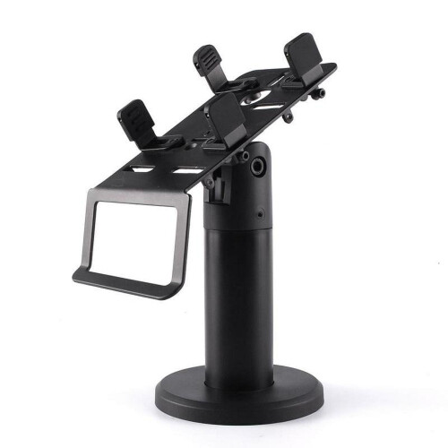 Black POS machine bracket with adjustable rotation angle