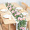 Artificial Eucalyptus Garland with Pink Roses 2 Pack 2