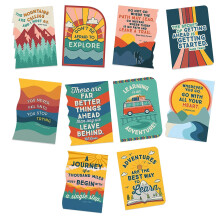 Set de Pósteres Troquelados Eureka Adventurer para Tableros de Anuncios