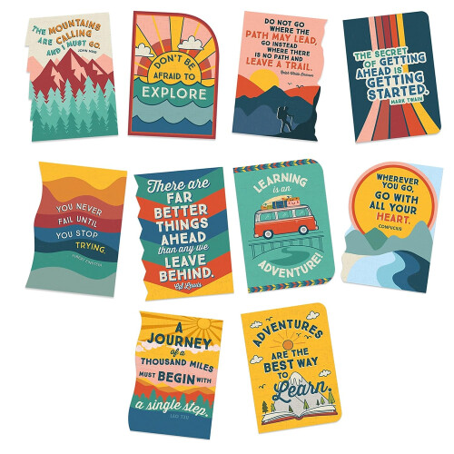 Eureka Adventurer Die-Cut Affischset för Klassrum