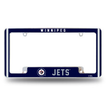 Rico Industries NHL Winnipeg Jets 12" x 6" Chrome Auto Kentekenplaat Frame