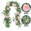 Artificial Eucalyptus Garland with Pink Roses 2 Pack 3