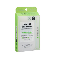 VOESH Mani Moments, Två Set av Mani i en Box 3 Steg + Nagelfil, Grönt Te Detox, Manikyr Kit