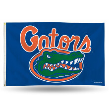 Rico Industries NCAA Florida Gators - Blue 3-Foot by 5-Foot Single Sided Banner Flag with Grommets