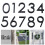 Modern 3D House Numbers Rust-Proof 5 pcs 2