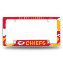 Rico Industries NFL Kansas City Chiefs 12" x 6" Chrome Auto Kentekenplaat Frame