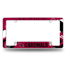 Rico Industries NFL Arizona Cardinals 12" x 6" Chrome Auto Kentekenplaat Frame