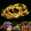 ZOELNIC solar rope lights warm white 73 ft 200 LEDs 7