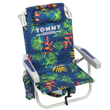 Tommy Bahama 5 Positie Strandstoel (Groene Bladeren)