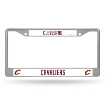 Rico Industries NBA Cleveland Cavaliers Premium 12" x 6" Zilveren Chrome Auto Accessoire