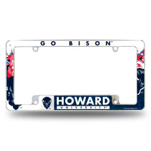 Rico Industries NCAA Howard Bison 12" x 6" Chrome Autolijst Frame voor Auto/Vrachtwagen/SUV